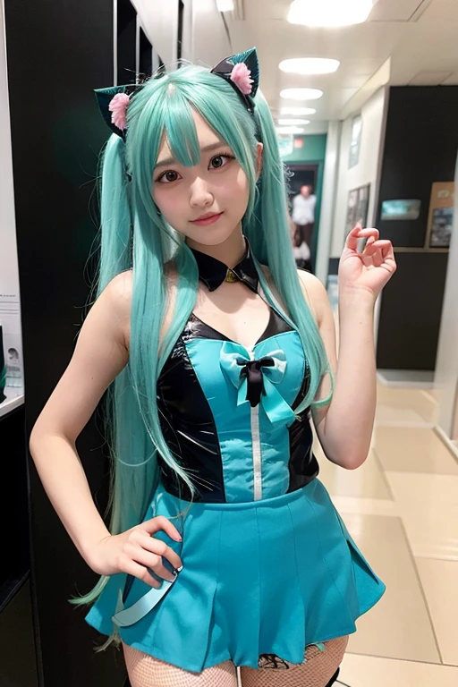 [Stable Diffusion] Hatsune Miku belle fille Chef-d'œuvre cosplay [Réaliste]