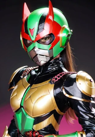 une pose, Chef-d'œuvre, corps entier, Female Kamen Rider After Transformation, Female Kamen Rider After Transformation